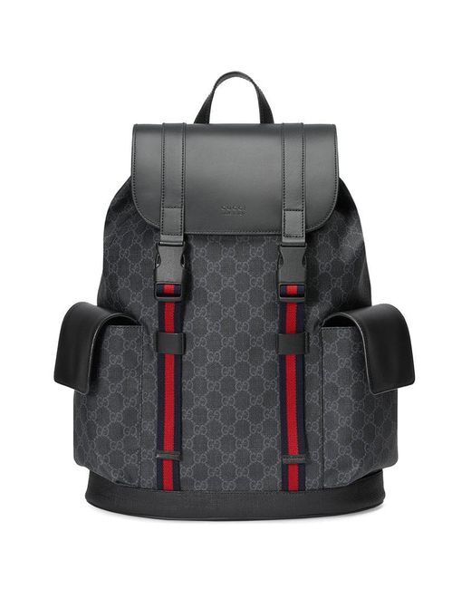 Lyst - Gucci Soft GG Supreme Backpack in Black for Men