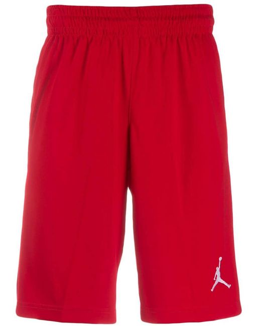 mens red jordan shorts