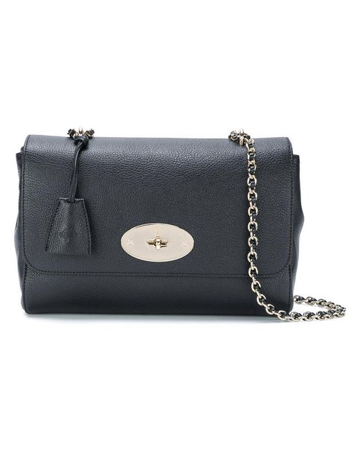 Lyst - Mulberry Darley Shoulder Bag in Black