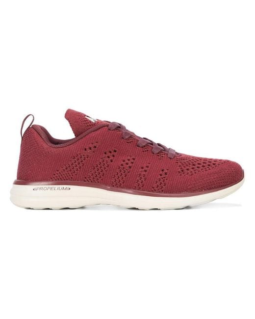 Athletic propulsion labs Woven Lace-up Sneakers in Red for Men | Lyst