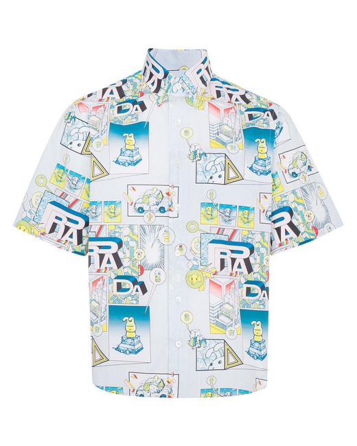 prada comic book shirt