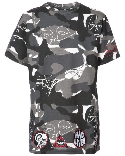 Lyst - Haculla Camouflage T-shirt in Gray for Men