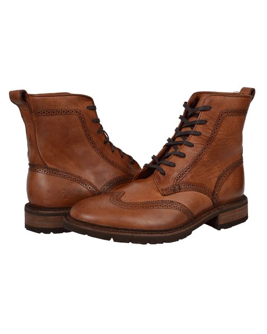frye mens wingtip boots
