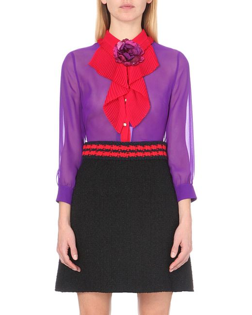 gucci purple shirt