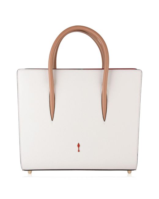 christian louboutin purse white