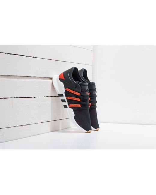 adidas originals eqt racing adv sneakers in black and white adidas originals eqt racing adv sneakers in black and white