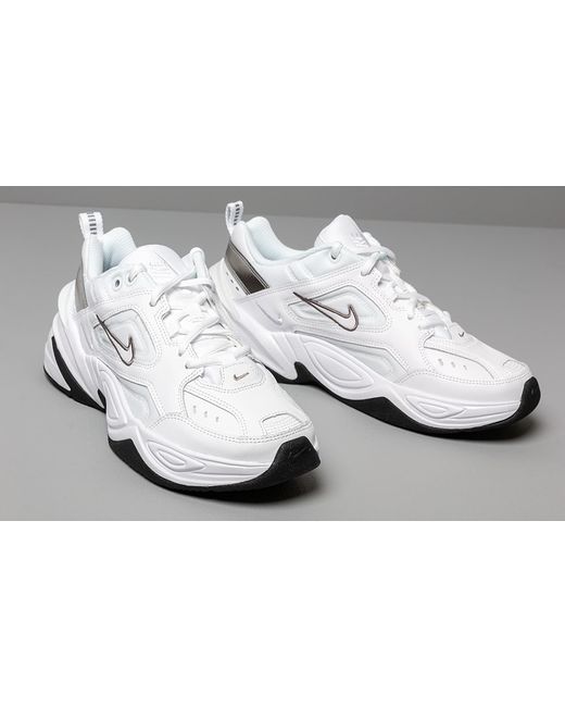 nike m2k white grey