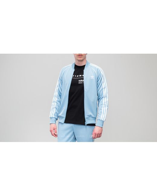 Lyst adidas Originals Adidas Superstar Track Jacket ash Azul en Lyst adidas Originals Adidas Superstar Track Jacket ash Azul en