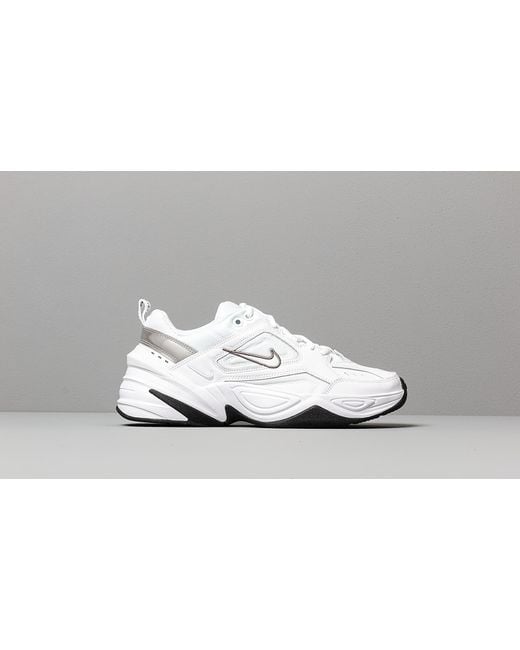 nike tekno white grey