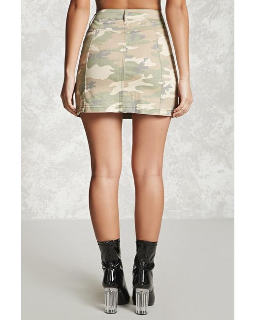 Camo Mini Skirt 97