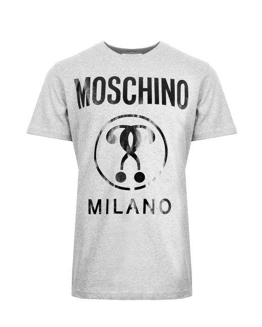 Moschino Milano T-shirt Grey in Gray for Men | Lyst