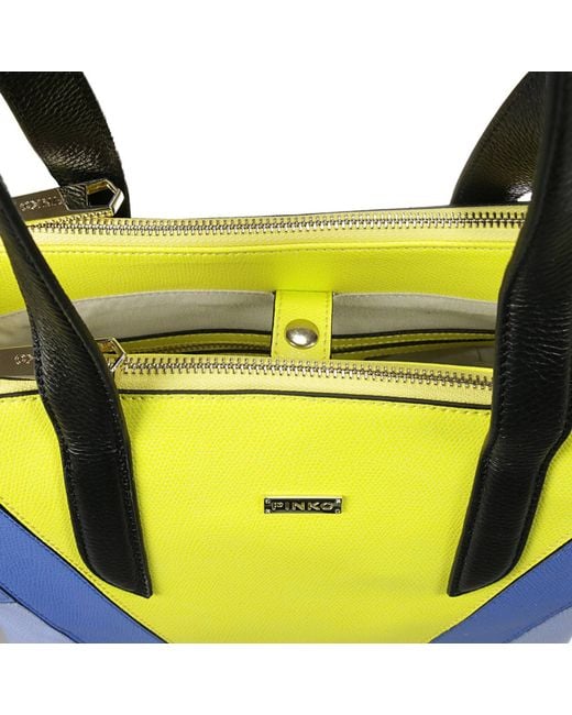 pinko yellow bag