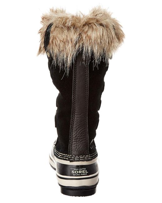 sorel joan of arctic boots black size 8