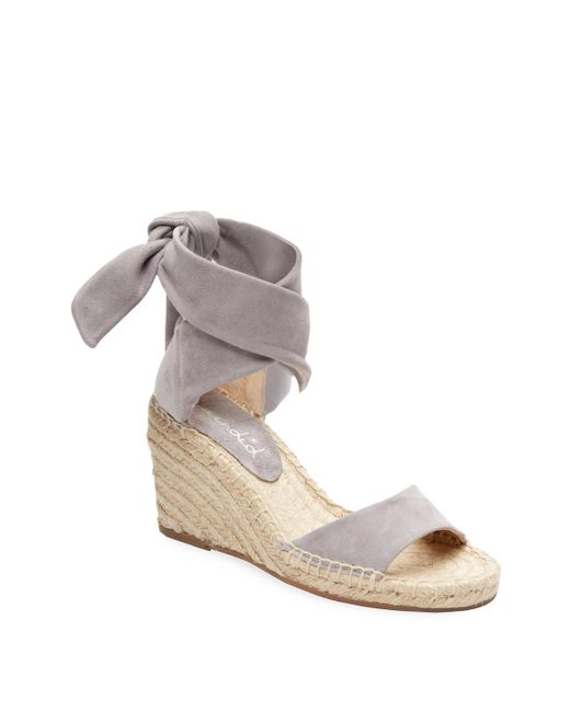 grey suede wedge sandals