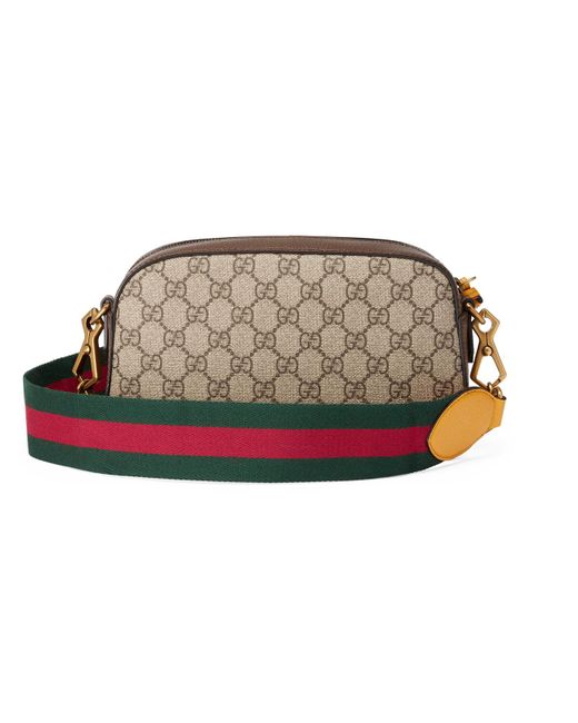 Lyst - Gucci GG Supreme Messenger Bag in Brown