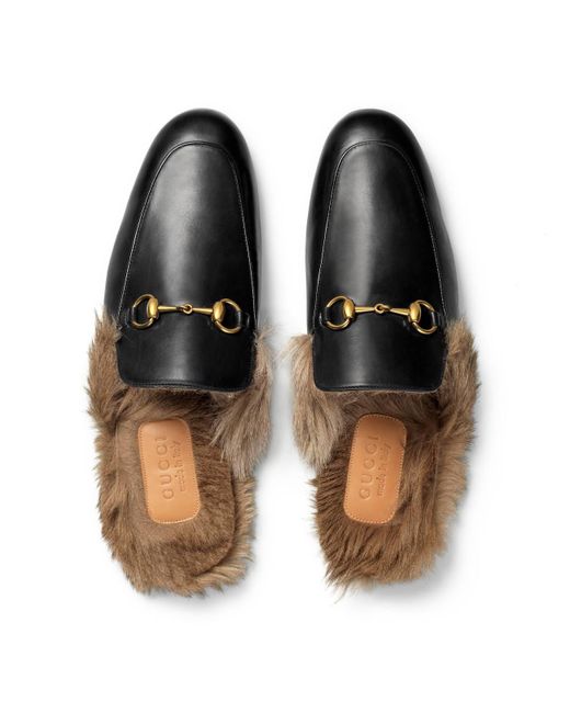 gucci princetown leather mule