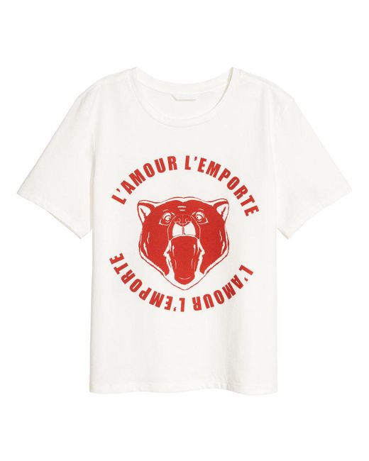 h&m printed tshirt