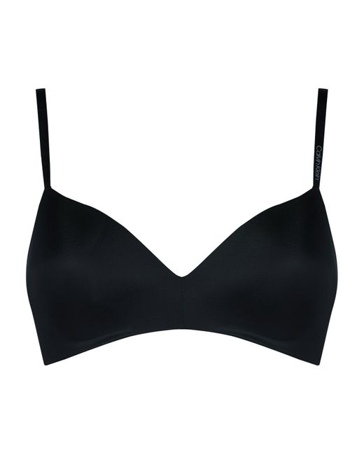 Calvin Klein Wireless Demicup Bra in Black Lyst