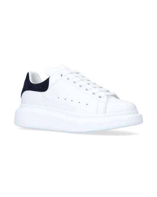 alexander mcqueen show leather trainers