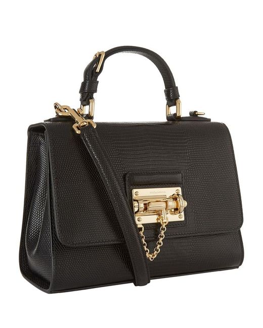 The Dolce Gabbana Small Carry dolce gabbana small lizard embossed top handle The Dolce Gabbana Small Carry dolce gabbana small lizard embossed top handle