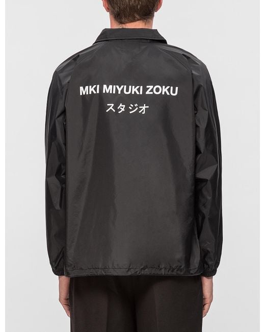 Mki miyuki-zoku Unlined Studio Coach Jacket in Black for Men - Save 8% ...