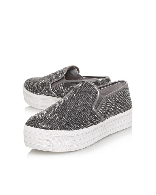 kurt geiger carvela slip on trainers