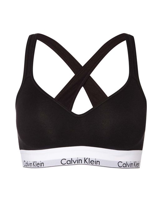Calvin Klein Plus Modern Cotton Unlined Racerback Bralette 