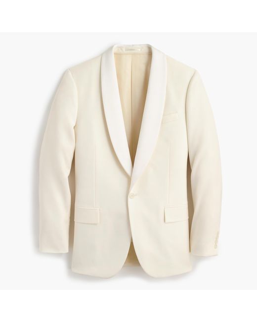 J.crew Ludlow Dinner Jacket In Italian Wool in White for Men Lyst