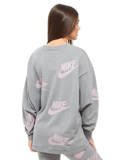 nike block futura crew sweat