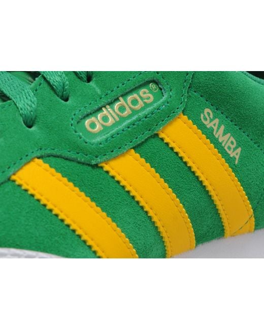 adidas samba green and yellow trainers for men adidas samba green and yellow trainers for men