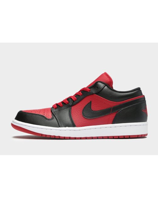lyst nike air 1 basso in rosso per gli uomini. lyst nike air 1 basso in rosso per gli uomini.