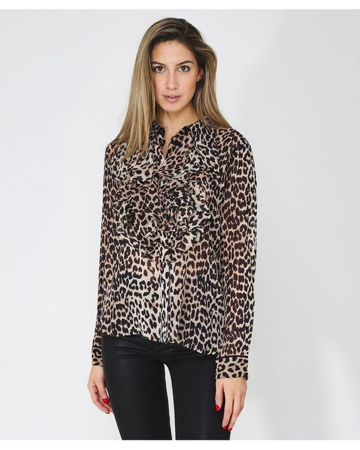 ganni georgette blouse