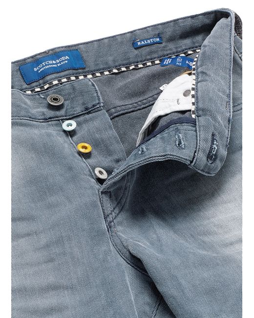Scotch & soda 'ralston' Slim Fit Jeans in Blue for Men (CONCRETE BLEACH ...