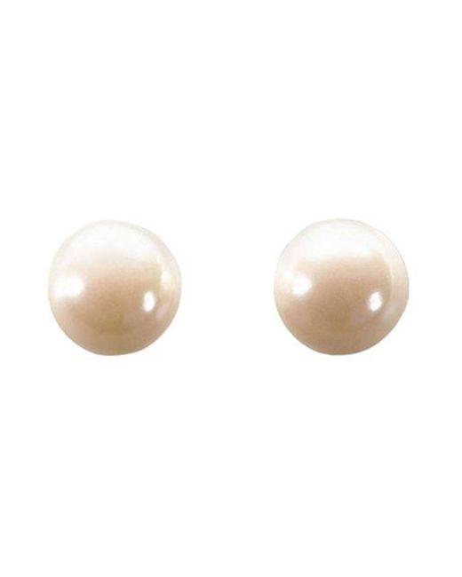 Lyst Lauren By Ralph 10mm Pearl Stud Earrings Lauren By Ralph Multicolor 10mm Pearl Stud Earrings Lyst
