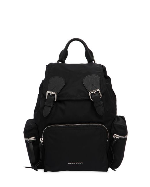 burberry quot the rucksack quot backpack in black lyst burberry quot the rucksack quot backpack in black lyst