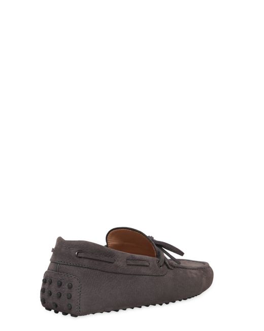 gommino driving shoes in nubuck