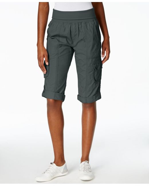 Calvin klein Performance Cargo Capri Pants in Multicolor | Lyst