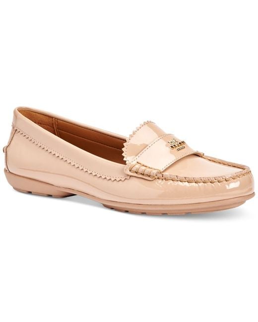 Coach Odette Patent Loafers in Pink Save 2 Lyst