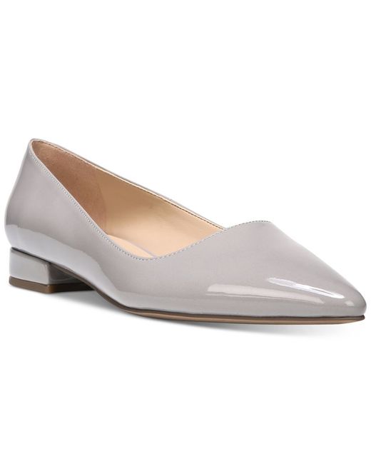 Franco sarto Saletha Pointed-toe Flats in Gray (Silky Grey ...