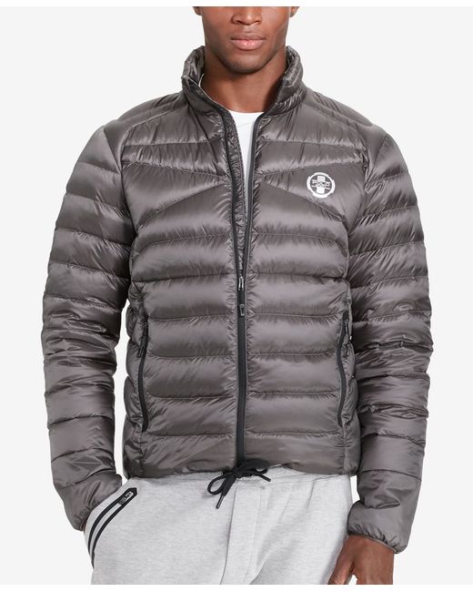 Polo ralph lauren Polo Sport Men's Packable Down Jacket in Gray for Men
