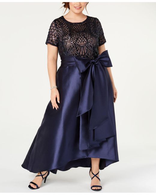 r and m richards plus size gowns