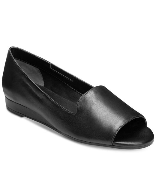 wide width peep toe flats