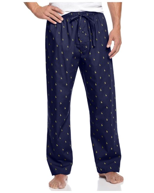 light blue polo pajama pants