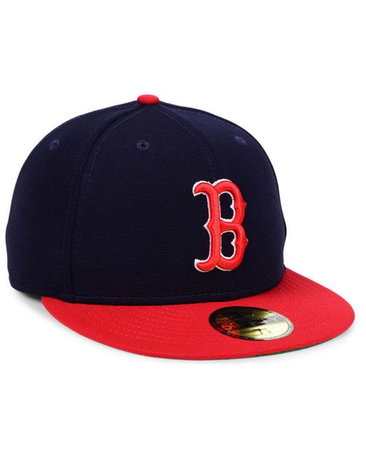 KTZ Boston Red Sox Cooperstown Flip 59fifty Fitted Cap in Blue for Men - Lyst