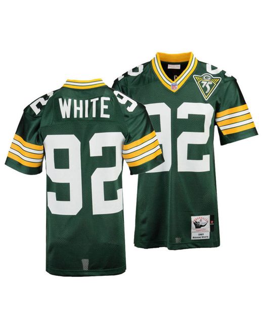 Mitchell And Ness Reggie White Green Bay Packers Authentic Football