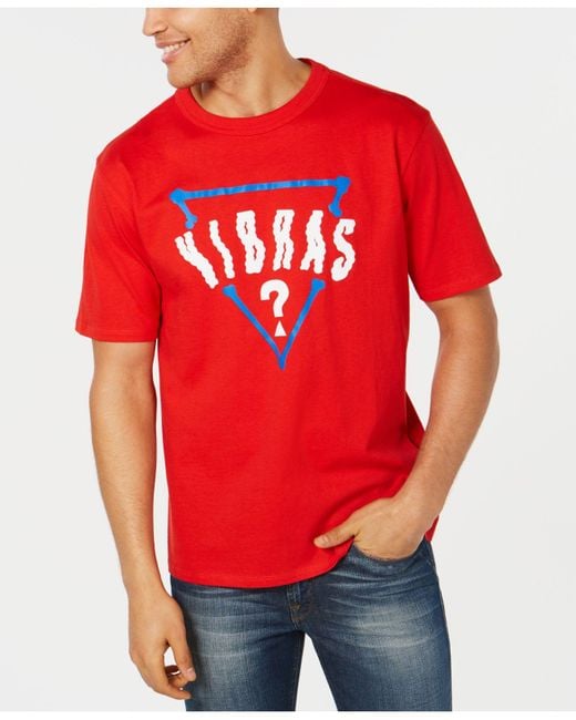 guess red tshirt