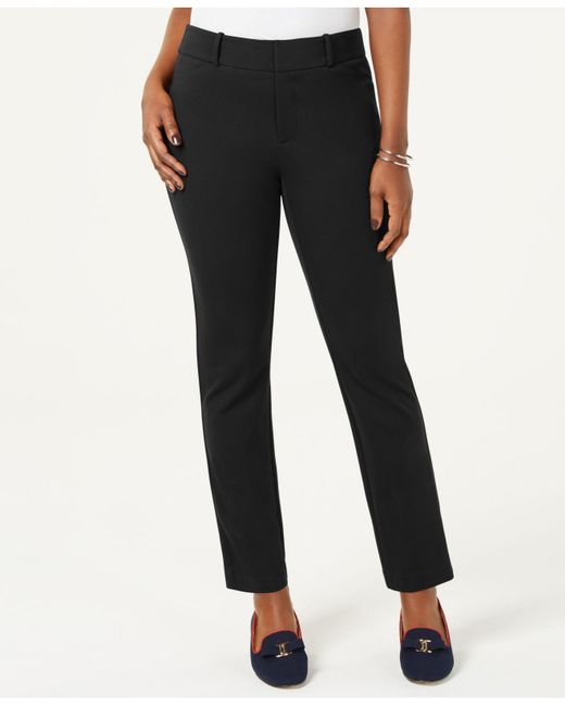 Lyst - Charter Club Petite Ponté-knit Skinny Pants, Created For Macy's ...