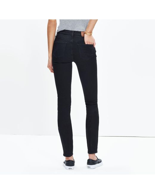 madewell black skinny jeans