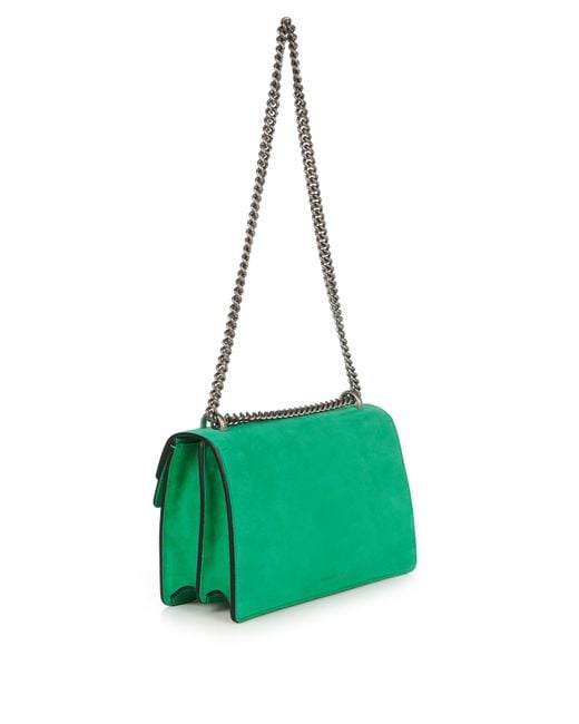 Gucci Dionysus Suede Shoulder Bag in Green - Save 10% | Lyst
