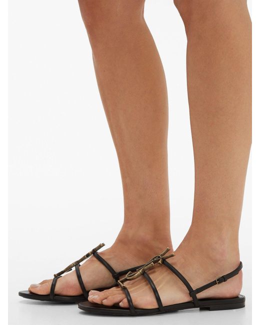 ysl cassandra sandals